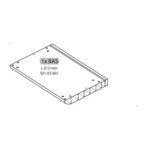 R 1XBAS L.312 mm X ARMADIO SPOGLIATOIO RESINA A 1 POSTO IN KIT C/SERRAT