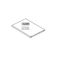R 1XRIP L.312 mm X ARMADIO SPOGLIATOIO RESINA A 1 POSTO IN KIT C/SERRAT