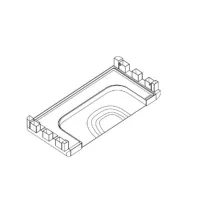 R 2XBAT S02.01.048 X COPRICALDAIA  RESINA HIMALAYA C/SERRANDA 59X39X98H
