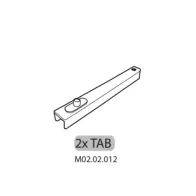 R 2XTAB M02.02.012 X ARMADIO SPOGLIATOIO RESINA A 1 POSTO IN KIT C/SERRAT