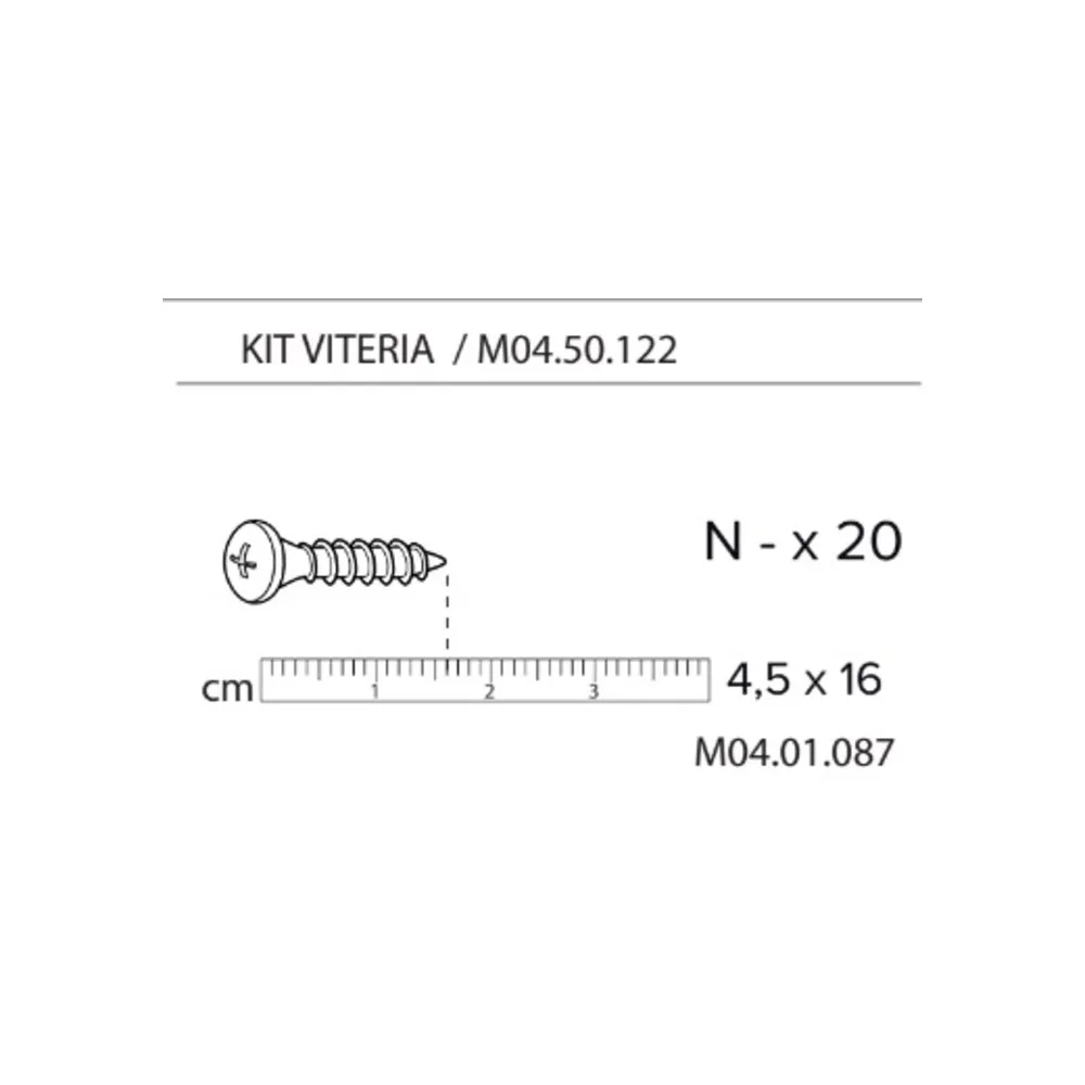R KIT VITERIA MO4.50.122 X COPRICALDAIA  RESINA HIMALAYA C/SERRANDA 59X39X98H