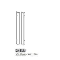 R 2X ELL V01.06.001 - S01.11.008 X COPRICALDAIA RESINA HIMALAYA C/SERRANDA 59X39X98H