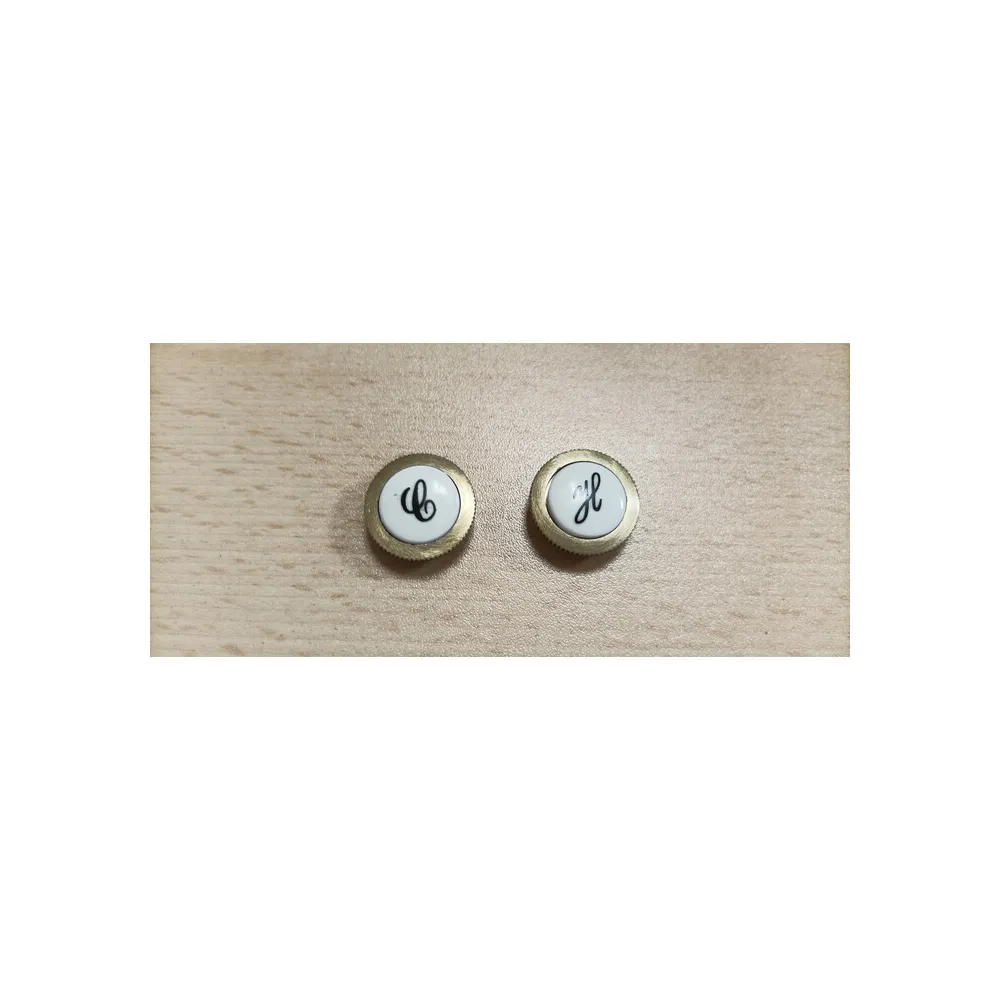 R TAPPINO ACQUA CALDO/FREDDO X SERIE SOFIA MONOF. BIDET CROCE BRONZATO