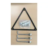 R ACCESSORI MONTAGGIO X LAMPIONE NEW YORK H 200 CM 2 LUCI BIANCO