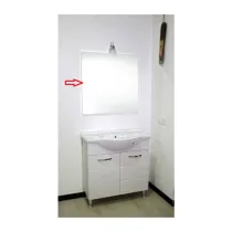 R SPECCHIO X MOBILE BAGNO ANTONELLA 2 ANTE  82 BIANCO PORTUNA