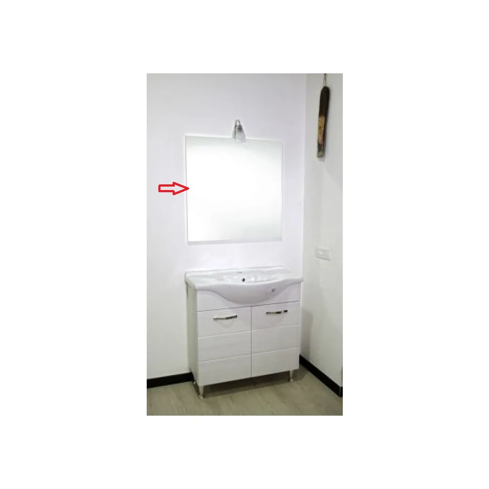 R SPECCHIO X MOBILE BAGNO ANTONELLA 2 ANTE  82 BIANCO PORTUNA