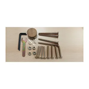 R KIT MONTAGGIO X TAVOLO LEGNO ALLUNGABILE CM 200/150X90X75