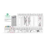 R PIEDINO M X ARMADIO SPOGLIATOIO A 2 POSTI IN KIT C/SERRATURA