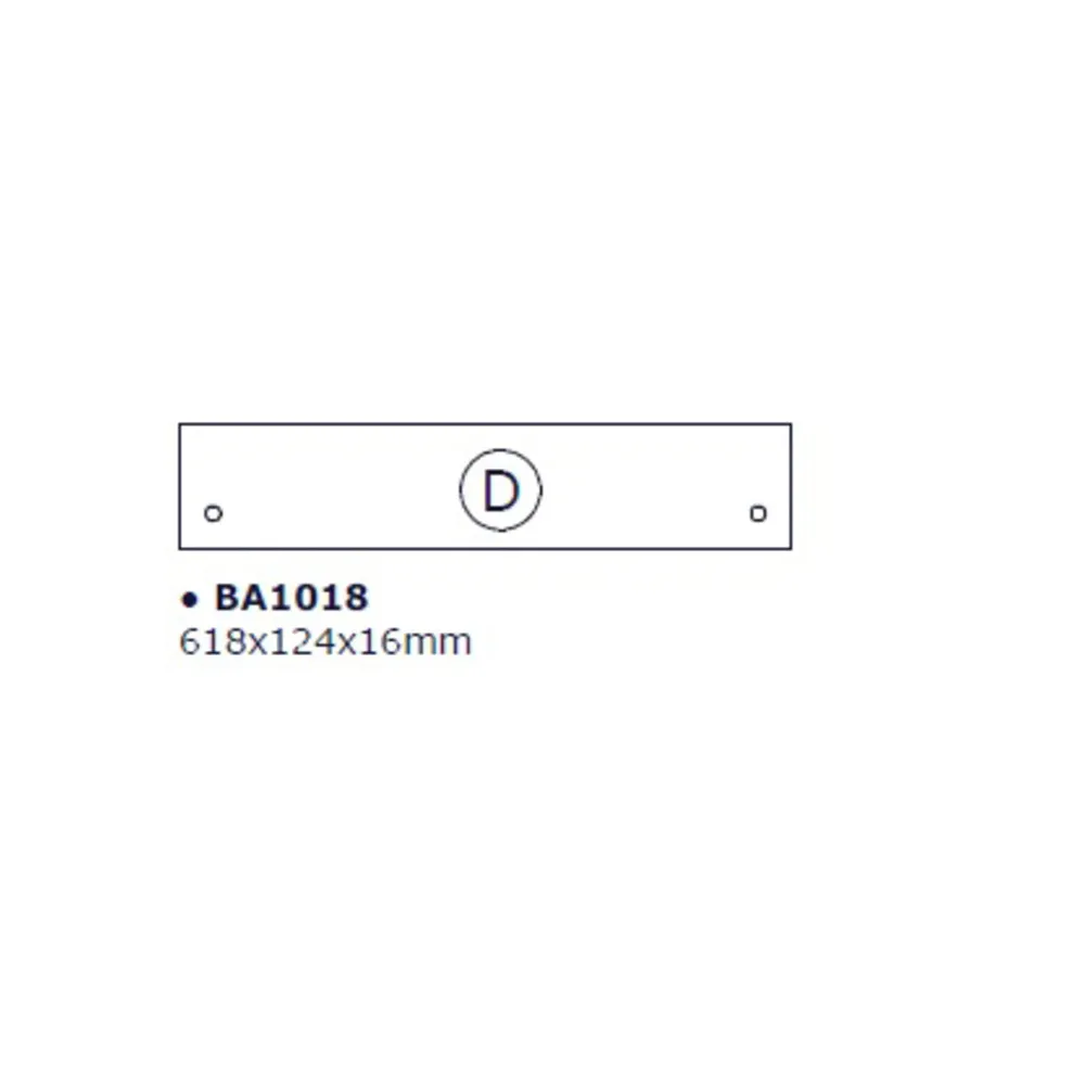 R BASE D X KIT SCARPIERA 5 RIBALTE 65X15X164 BIANCO 1307