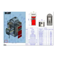 R MANIGLIA ( 3581)X STUFA LEGNA  8 KW VIENNA BORDEAUX