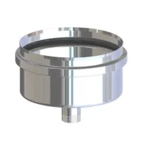 SCARICO INOX CONDENSA ATTACCO F P/PELLET 8 CM