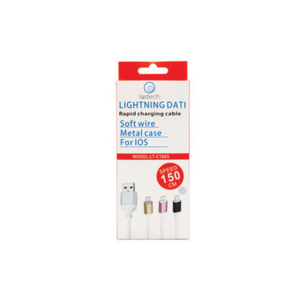 CAVO LIGHTNING CARICA RAPIDA SOFT WIRE 150 CM CAVO LIGHTNING CARICA RAPIDA SOFT WIRE 150 CM