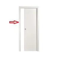 R TELAIO COMPLETO X PORTA MARIKA MICRO SCORR BIANCO 60X210 REV CRS