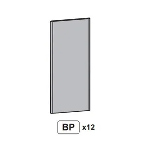 R (BPx12) X ARMADIO TERRY ARDESIA 2 ANTE CM 68X39XH172 CAB2680