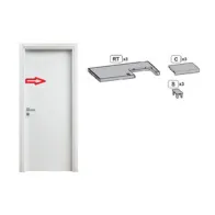 R PANNELLO X PORTA MICROTEC BIANCO 60X210