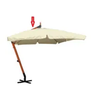 R PALO SUPERIORE X OMBRELLONE DECENT PALO 93X93 STAR 300X400 CM