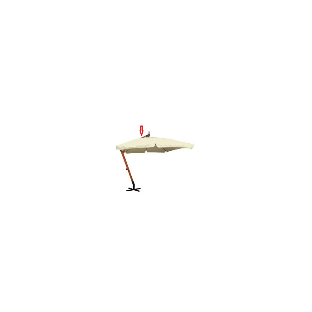 R PALO SUPERIORE X OMBRELLONE DECENT PALO 93X93 STAR 300X400 CM