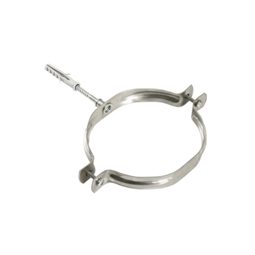 COLLARE INOX C/TASSELLO P/TUBO PELLET 8 CM (10 COLLARE INOX C/TASSELLO P/TUBO PELLET 8 CM (10