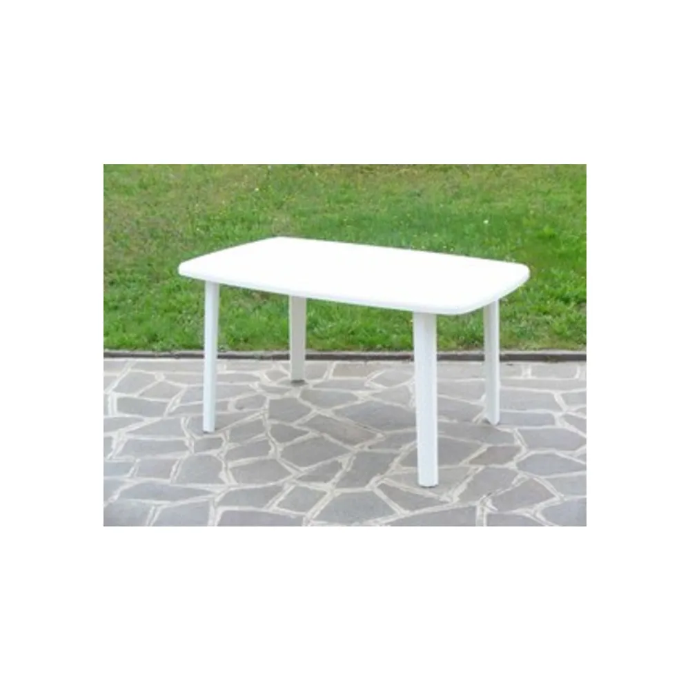 TAVOLO RESINA ART.56 137X85XH72CM BIANCO TAVOLO RESINA ART.56 137X85XH72CM BIANCO