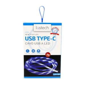 *CAVO LED TYPE C CARICA RAPIDA CM.100