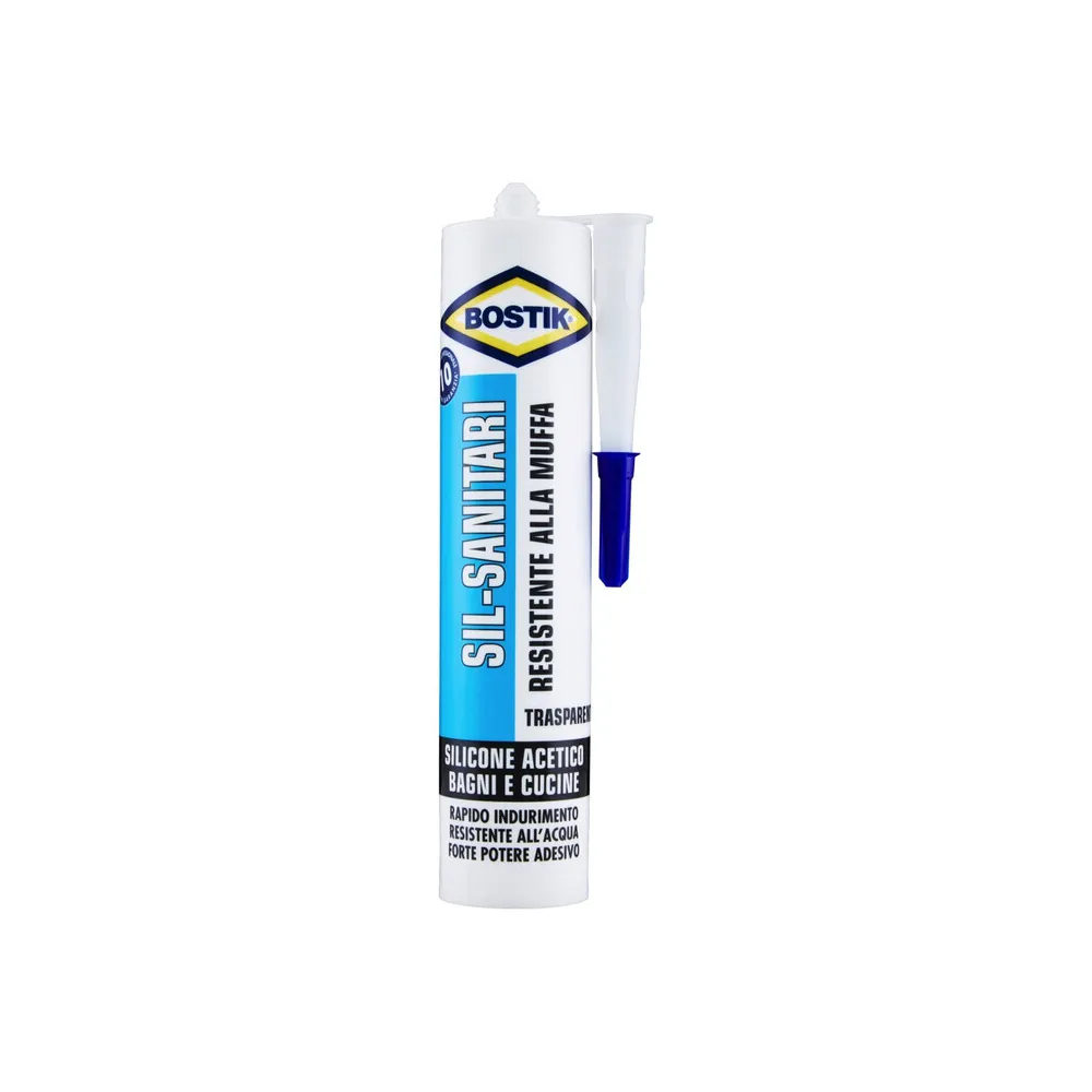 BOSTIK SIL-SANITARI RESISTENTE MUFFA 280 ML TRASP (24 BOSTIK SIL-SANITARI RESISTENTE MUFFA 280 ML TRASP (24