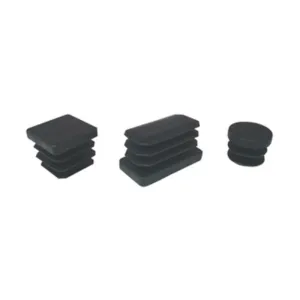 BL PUNTALE ALETTATO TONDO 25 MM NERO 8 PZ (5