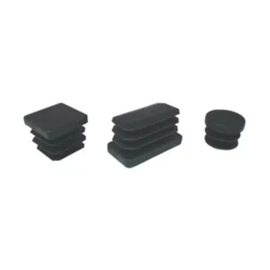 BL PUNTALE ALETTATO TONDO 28 MM NERO 8 PZ (5