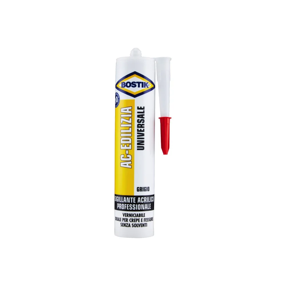 BOSTIK ACRILICO EDILIZIA 300 ML GRIGIO CARTUCCIA (24