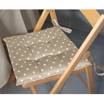 CUSCINO CRETA CM.40X40X5 POIS TORTORA  1808 (12