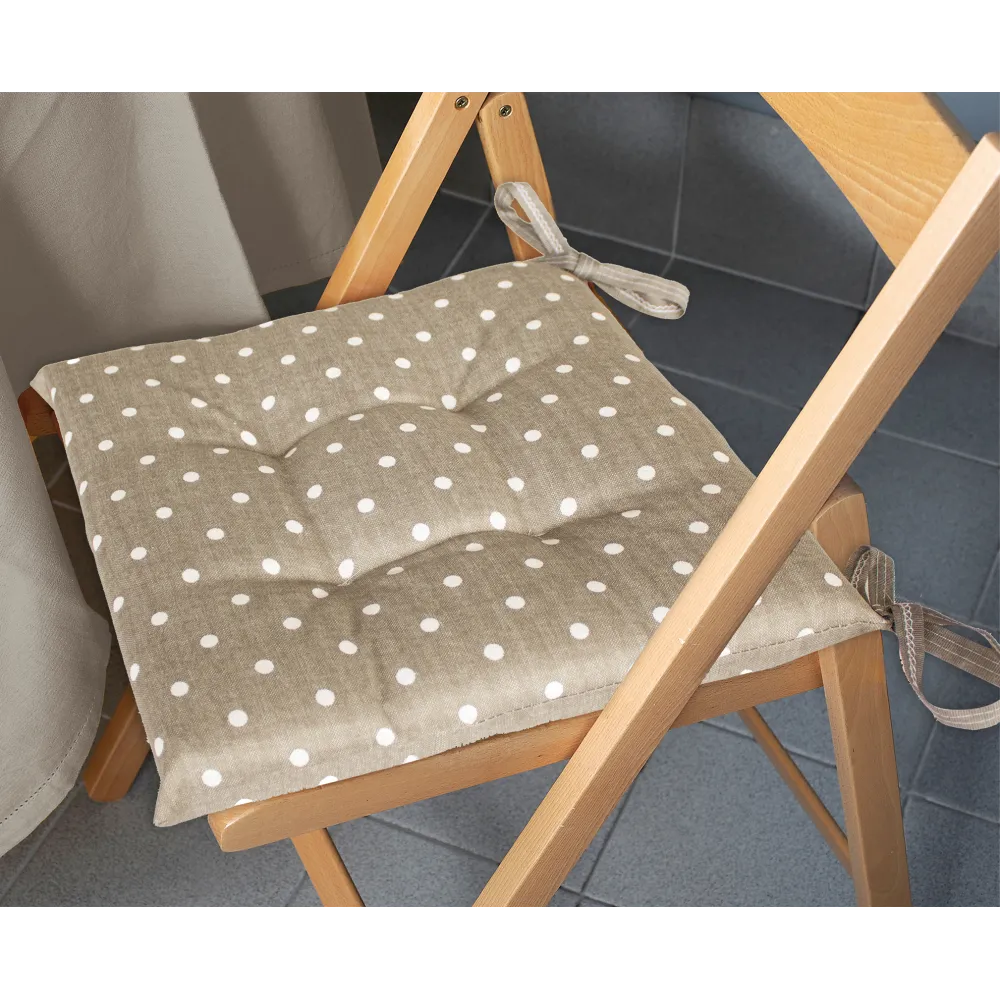 CUSCINO CRETA CM.40X40X5 POIS TORTORA 1808 (12 CUSCINO CRETA CM.40X40X5 POIS TORTORA 1808 (12