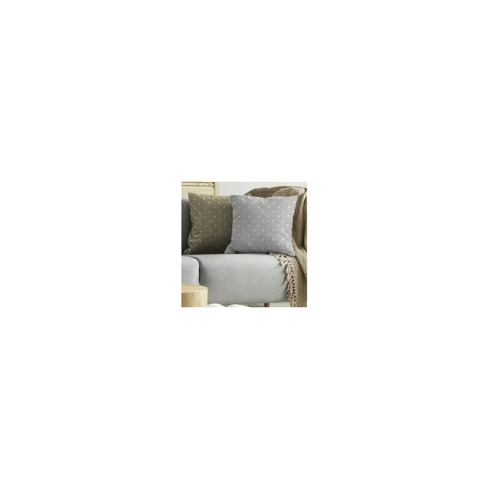 CUSCINO TULIPANO 43X43CM POIS GRIGIO 1810 (6 CUSCINO TULIPANO 43X43CM POIS GRIGIO 1810 (6