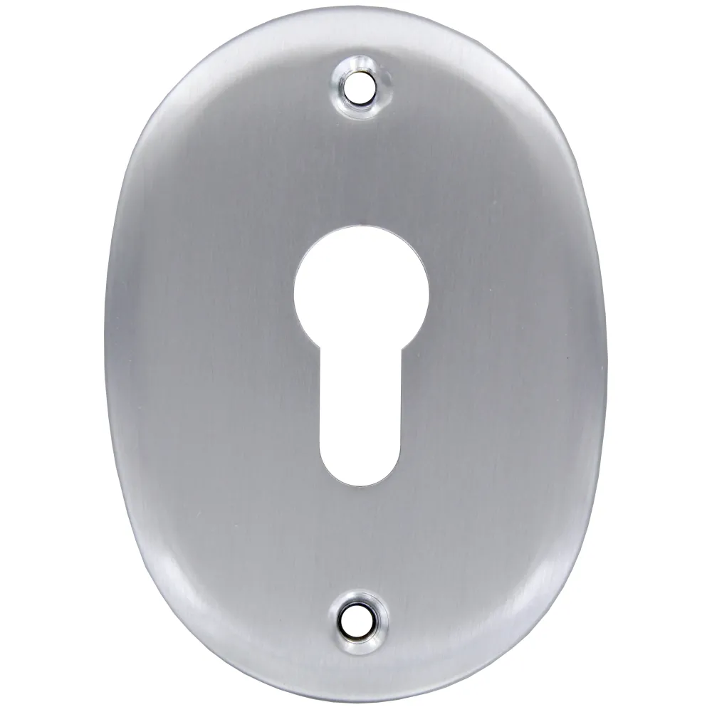 BOCCHETTA PROFILO EUROPEO F0232 C/FORI CROMO SAT (2