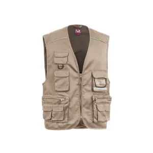GILET POWER BEIGE MIS. L