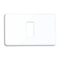 BL COPRINTERRUTTORE PLASTICA 1P BIANCO 2 PZ*