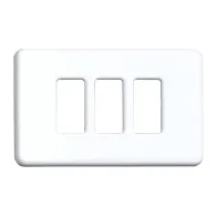 BL COPRINTERRUTTORE PLASTICA 3P BIANCO 2 PZ*