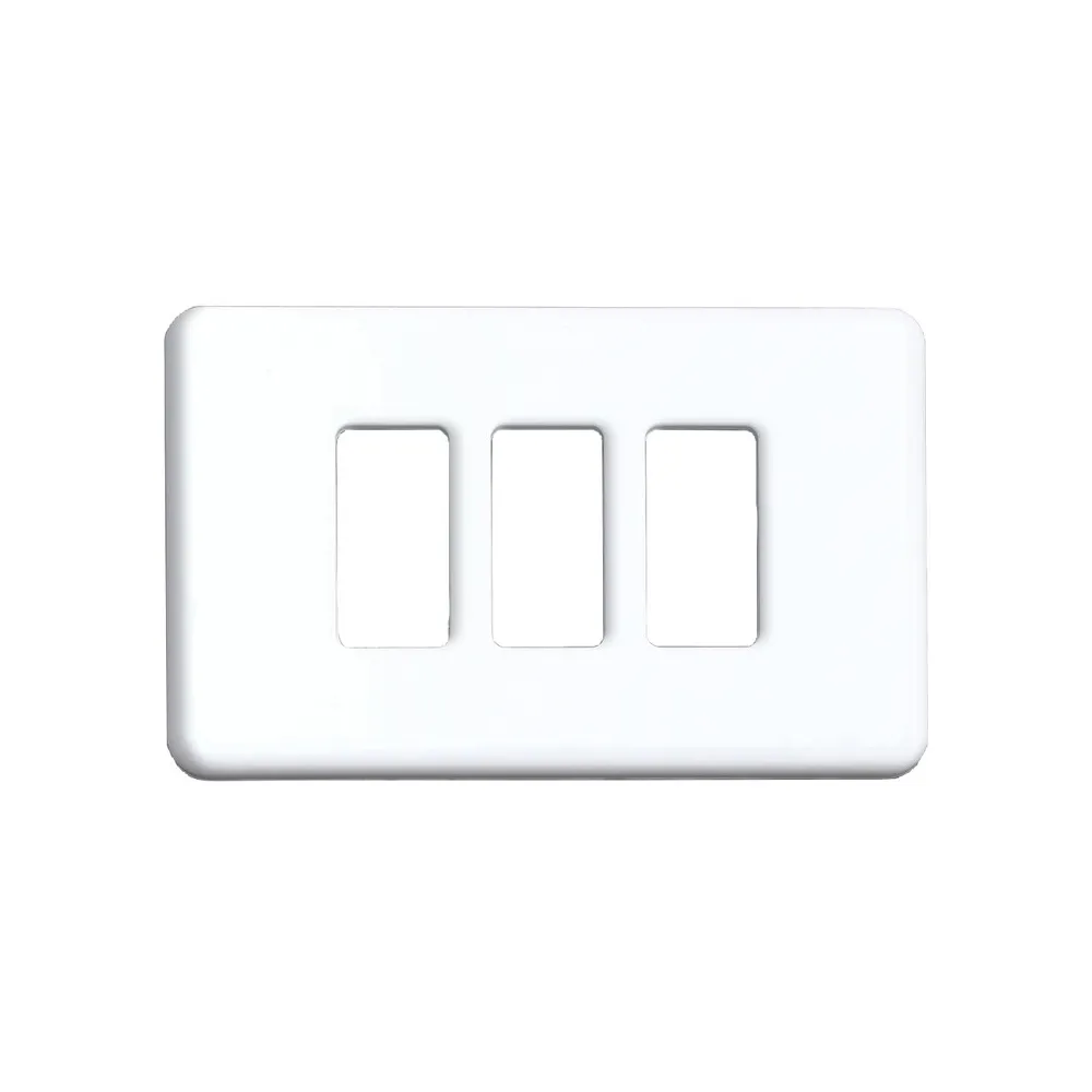 BL COPRINTERRUTTORE PLASTICA 3P BIANCO 2 PZ*