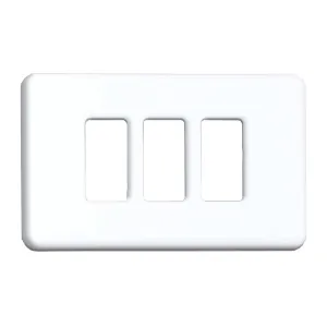 BL COPRINTERRUTTORE PLASTICA 3P BIANCO 2 PZ*