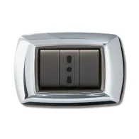 PLACCA LIFE LIVING PLAST CROMO 3P (10