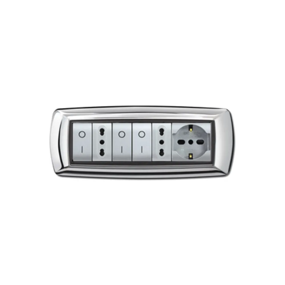 PLACCA LIFE LIVING PLAST CROMO 7P