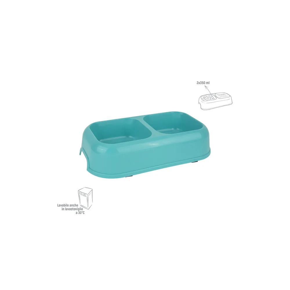 ZOOV CIOTOLA DOPPIA RETTANGOLARE VERDE SMALL (6