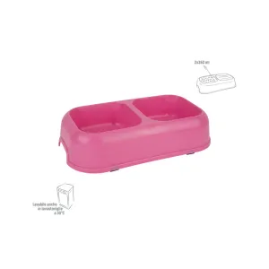 ZOOV CIOTOLA DOPPIA RETTANGOLARE ROSA SMALL (6