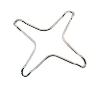 RIDUTTORE P/FORNELLI ACCIAIO NICHEL  BL 2 PZ (6