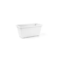 FIORIERA ANTHEA RETTANGOLARE BIANCO  80CM