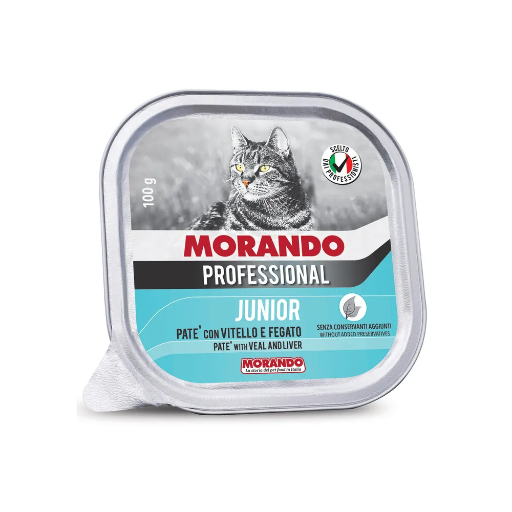 CIBO GATTO MORANDO VSC 100 G VITELLO E FEGATO (32