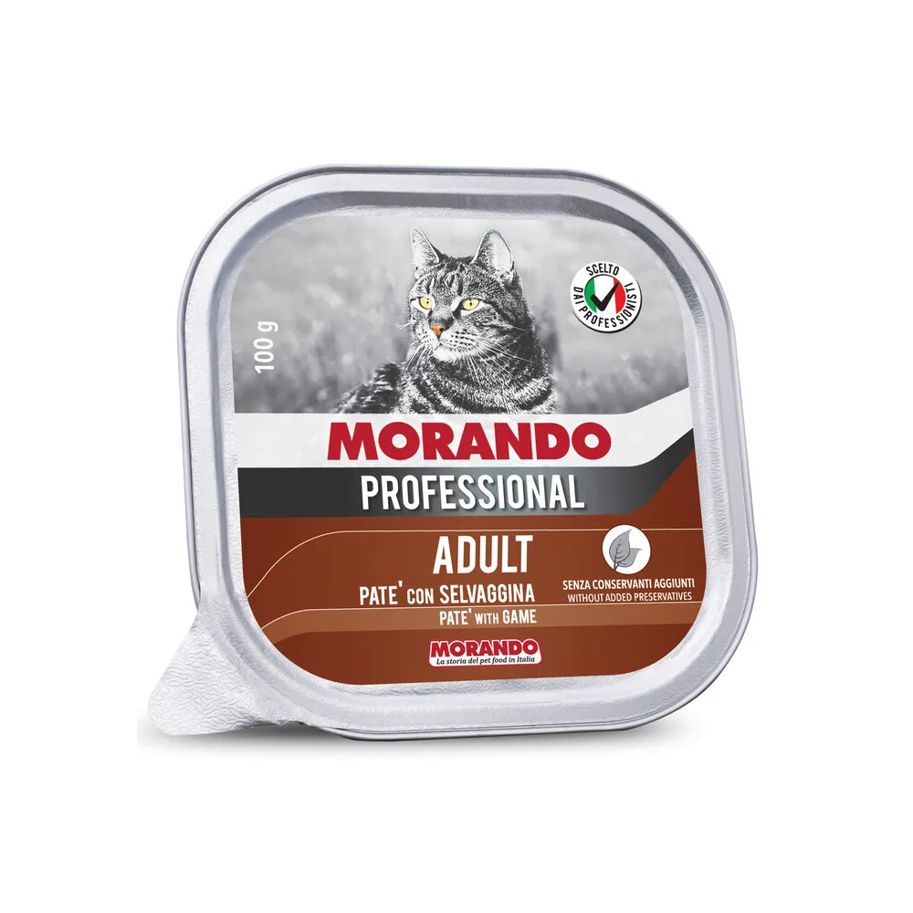 CIBO GATTO MORANDO VSC 100 G SELVAGGINA (32