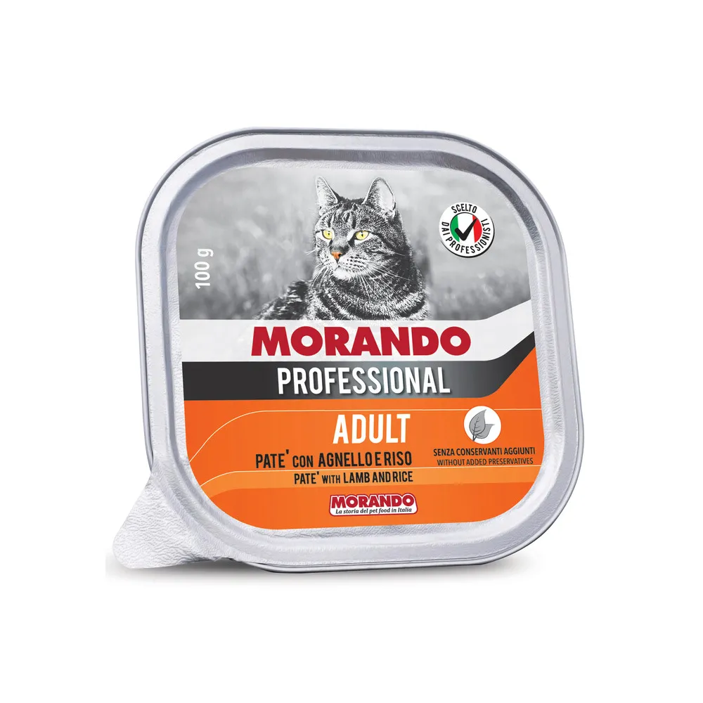 CIBO GATTO MORANDO VSC 100 G AGNELLO E RISO (32
