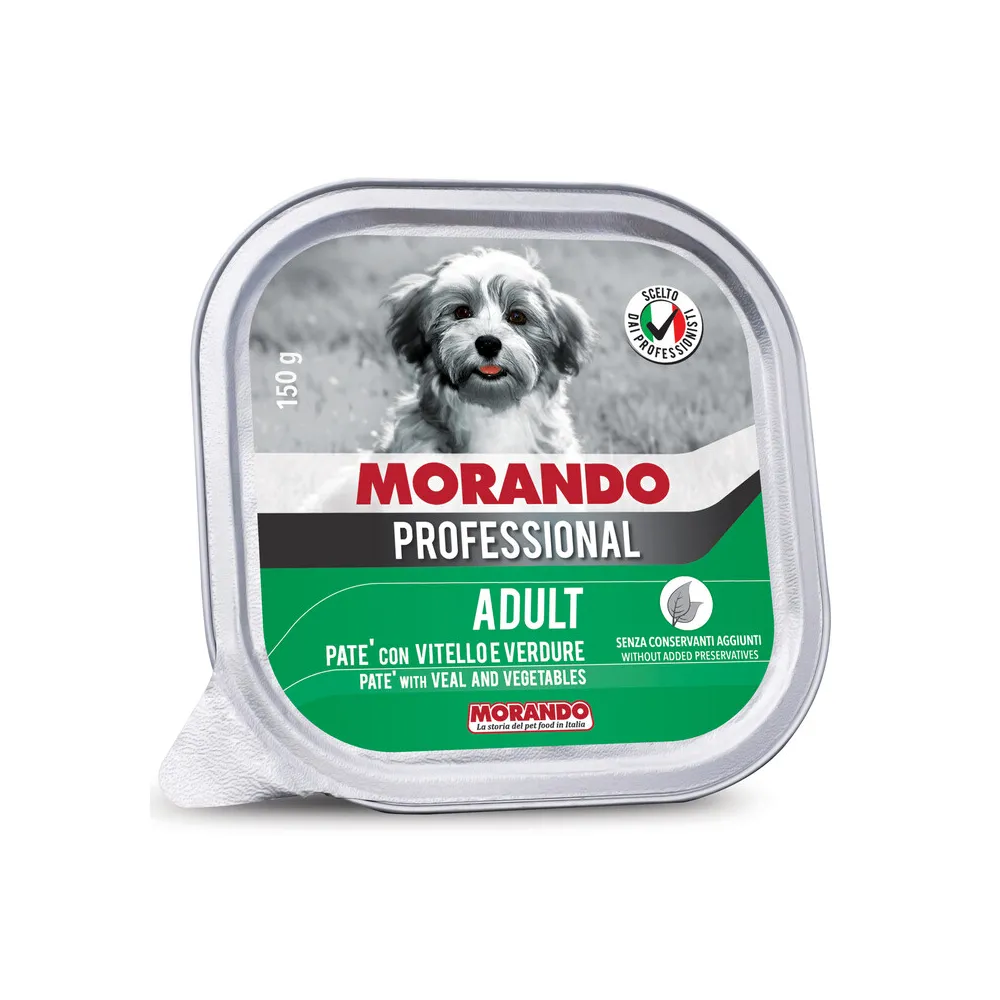 CIBO CANE MORANDO VSC 150 G VITELLO VERDURE (22