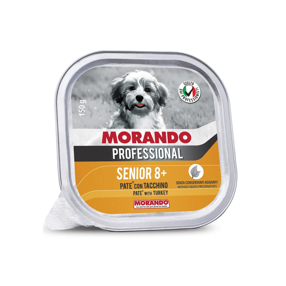 CIBO CANE MORANDO VSC 150 G TACCHINO (22