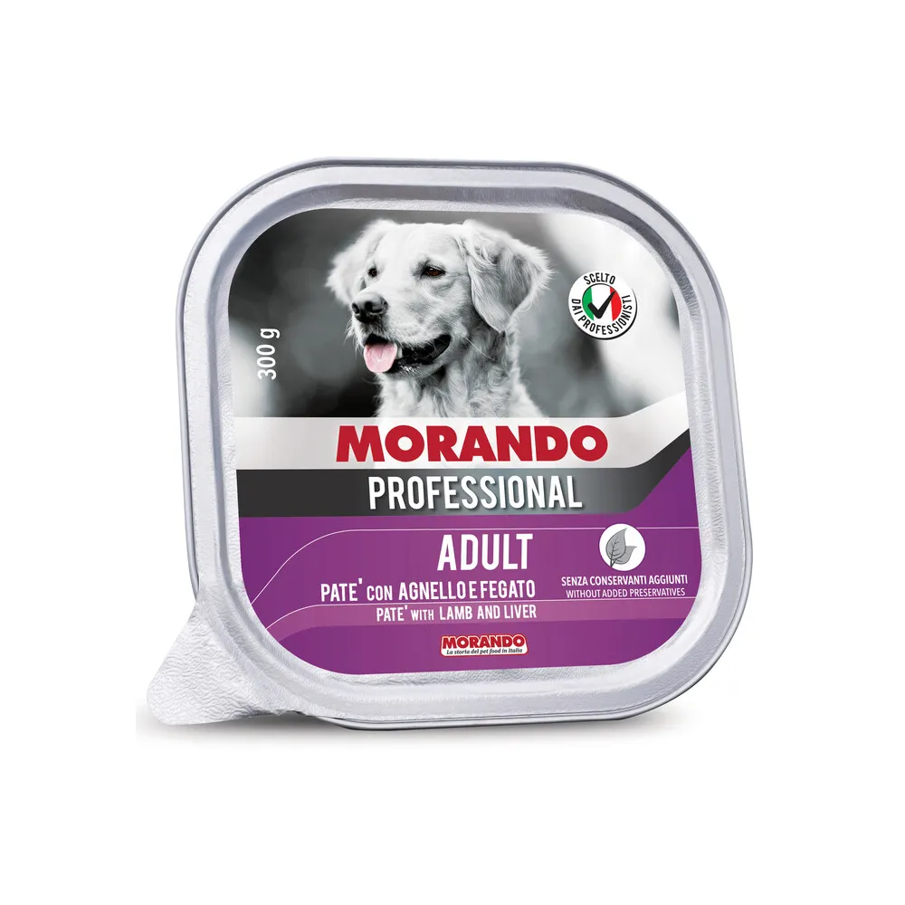CIBO CANE MORANDO VSC 300 G CARNI AGNEL FEGATO (18