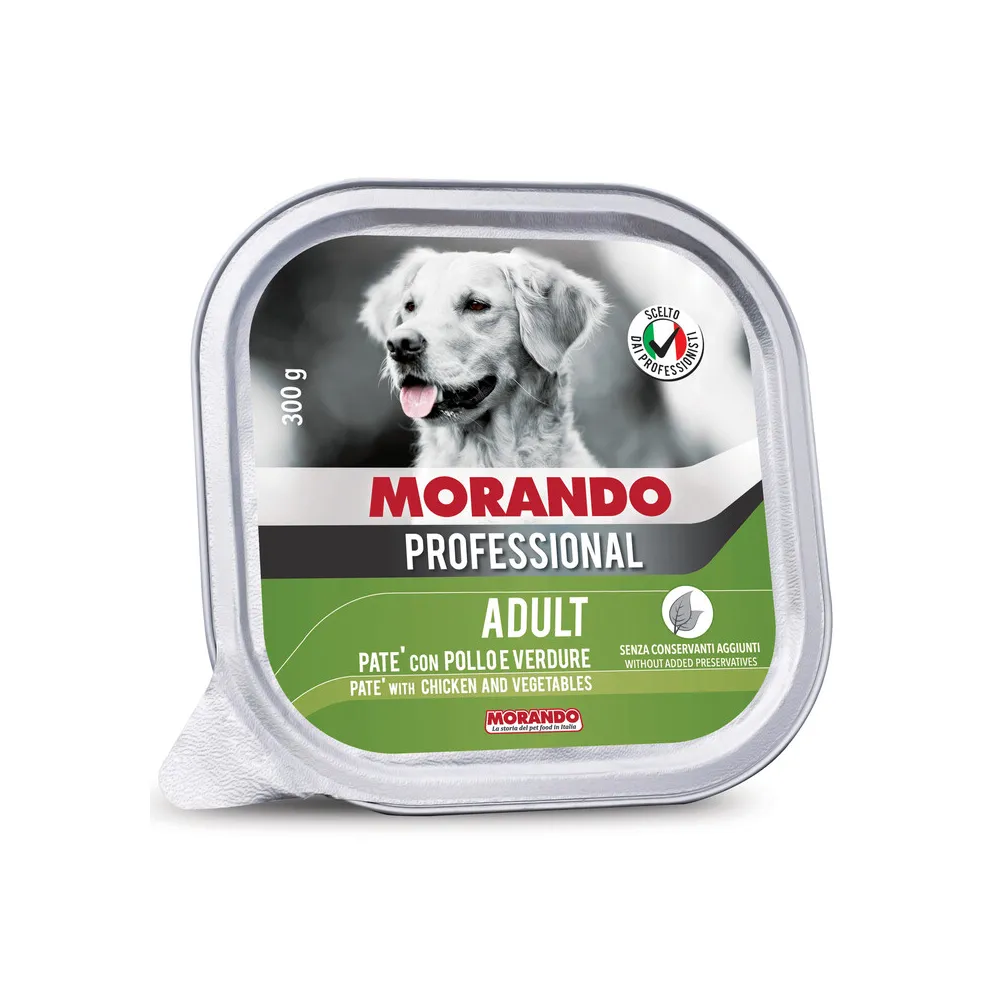 CIBO CANE MORANDO VSC 300 G CARNI POL VERDURE (18